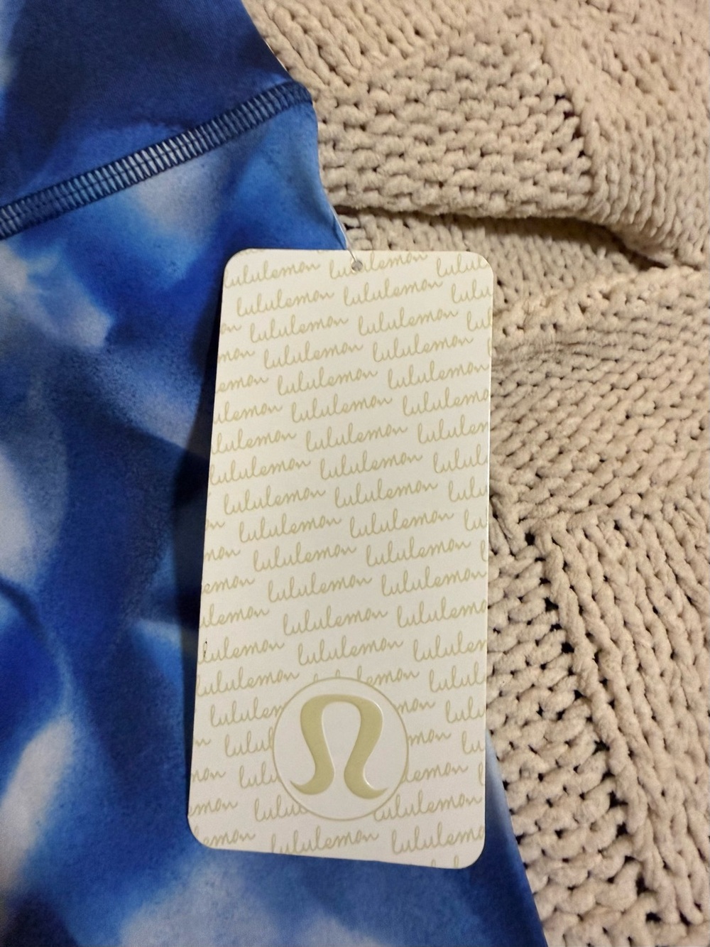 Lululemon athletica Blue Watercolor Print Leggings - Picture 3 of 5